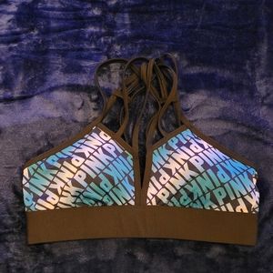 PINK Victoria's Secret Small‎ Ultimate Sports Bra Logo